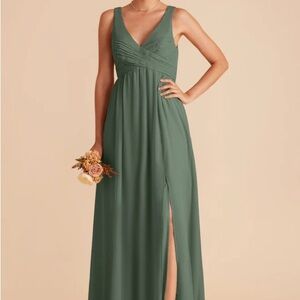 Laurie Empire Dress (Eucalyptus)